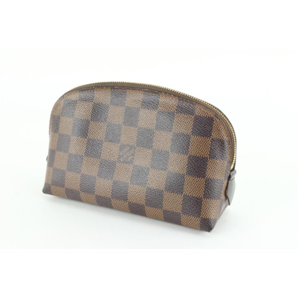 Louis Vuitton Damier Ebene Cosmetic Pouch PM Demi Ronde 99lk830s - Picture 2 of 12